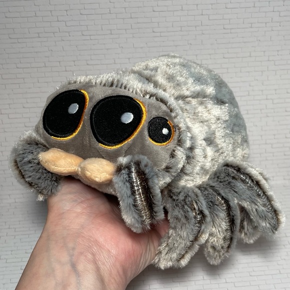 Lucas the spider plush 7” super cute jumping spider plushie - Picture 1 of 13